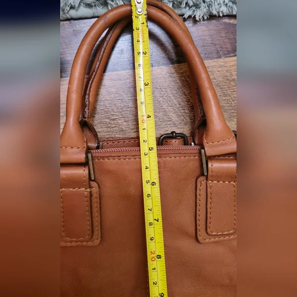 EUC! Maurizio Taiuti Brown Leather Bag - Picture 8 of 13